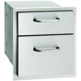 AOG Double Drawer by AOG, made from durable 304 stainless steel, perfect for outdoor kitchen storage.